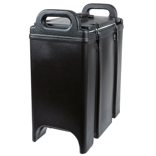 CAMTAINER 350LCD ZONDER NO DIP KRAAN INH. 12,7 LITER AFM. 42X23CM. HGT. 47CM. KLEUR BLACK CAMBRO