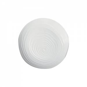 COUPEBORD PLAT DIAM. 28CM. BOOMSTAMNERF WHITE TECK PILLIVUYT