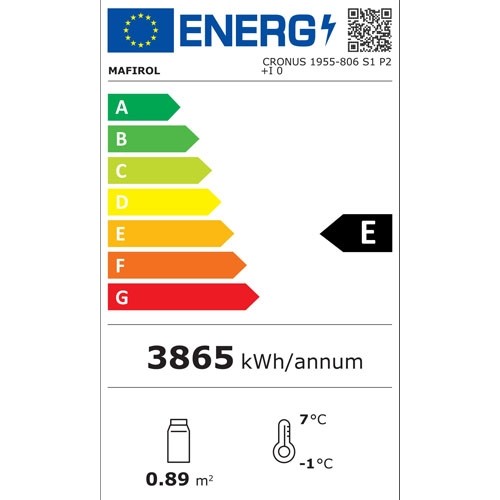 WANDKOELING CRONUS 806 KLEUR RAL9010 (WIT) AFM. 86,6X74X199,4CM. VERRIJDBAAR 230V/1370W MAFIROL