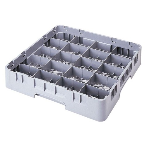 PANIER POUR TASSES 20 COMPARTIMENTS DIM. 50X50X14.3CM. COULEUR GRIS CAMBRO CAMRACK