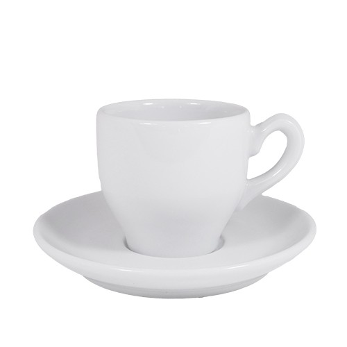 KOFFIESCHOTEL PISA DIAM. 13CM. KLEUR WIT NOVA