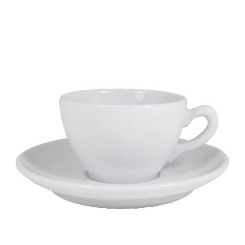 CAPPUCCINOSCHOTEL PISA DIAM. 15CM. KLEUR WIT NOVA