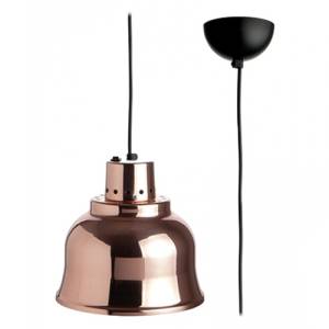 WARMTELAMP DIAM. 22,5CM. HGT. 22-180CM. 230V/250W KOPER ALUMINIUM CATERCHEF