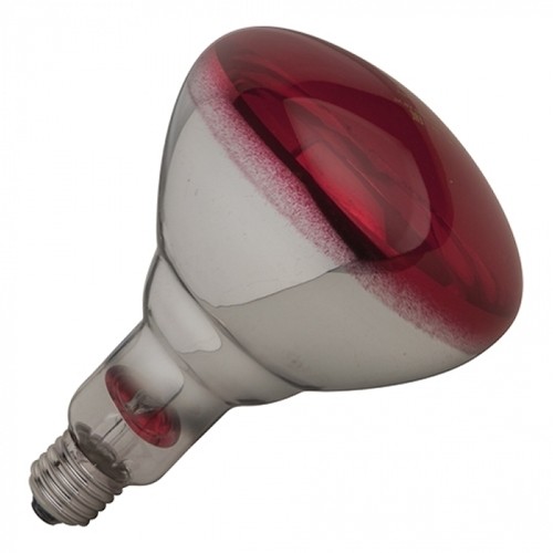 INFRAROODLAMP LOS 250W. KLEUR ROOD GLAS