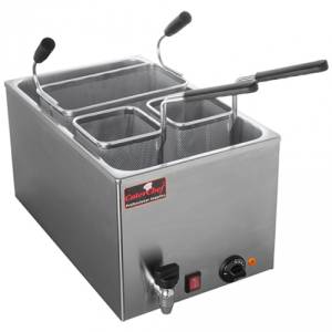 PASTAKOKER INH. 18LTR. 230V/3500W ZILVER ROESTVRIJSTAAL CATERCHEF