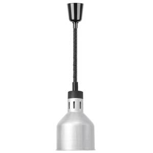 WARMTELAMP VERSTELBAAR DIAM. 21,6CM. HGT. 28-152CM. 230V/250W ZILVER STAAL BUFFALO