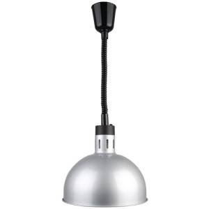 WARMTELAMP VERSTELBAAR DIAM. 20CM. HGT. 28-152CM. 230V/250W ZILVER STAAL BUFFALO