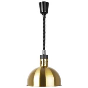 WARMTELAMP VERSTELBAAR DIAM. 20CM. HGT. 28-152CM. 230V/250W GOUD STAAL BUFFALO