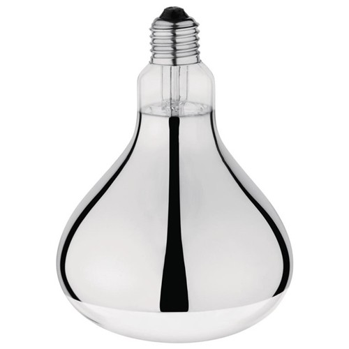 INFRAROODLAMP LOS E27 250W. TRANSPARANT GLAS 