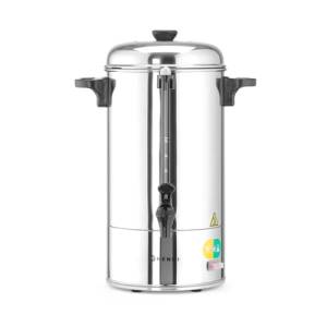 PERCOLATOR ENKELWANDIG INH. 6LTR. ZILVER ROESTVRIJSTAAL HENDI