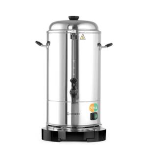 PERCOLATOR DUBBELWANDIG INH. 16LTR. ZILVER ROESTVRIJSTAAL HENDI