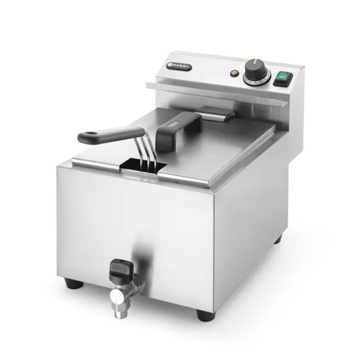 FRITEUSE MASTERCOOK MET AFTAPKRAAN INH. 8L. 230V/3500W HENDI