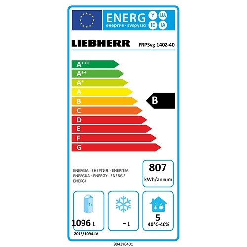 KOELKAST FRPSVG 1402 PERFORMANCE AFM. 1427X867X2115MM. 230V LIEBHERR