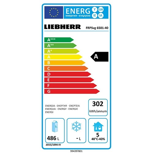 KOELKAST FRPSVG 6501 PERFORMANCE AFM. 697X867X2115MM. 230V LIEBHERR