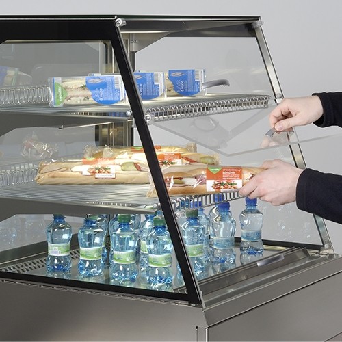 WARMHOUDVITRINE ADDA SELF SERVICE AFM. 1076X717X845MM. 230V/3150W