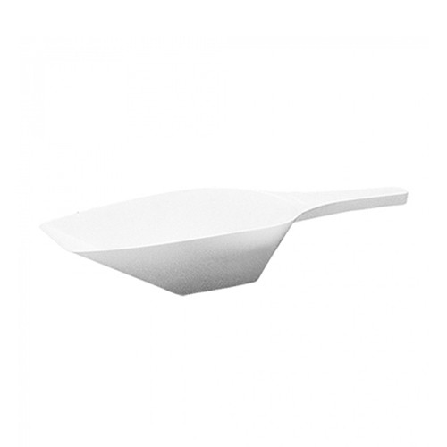 VOORRAADSCHEPPEN  WIT KUNSTSTOF 32CM. INH. 0,5LTR.