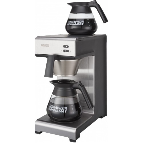 KOFFIEZETMACHINE MONDO AFM. 19,5X40,6X44,6CM. KLEUR RVS/ZWART 230V/2140W BRAVILOR