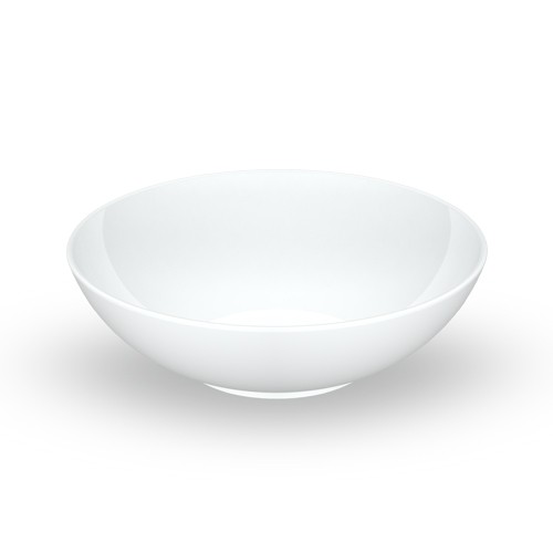 COUPEBORD DIEP SATURNO DIAM. 18CM. KLEUR WIT NOVA