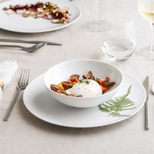 COUPEBORD DIEP SATURNO DIAM. 18CM. KLEUR WIT NOVA