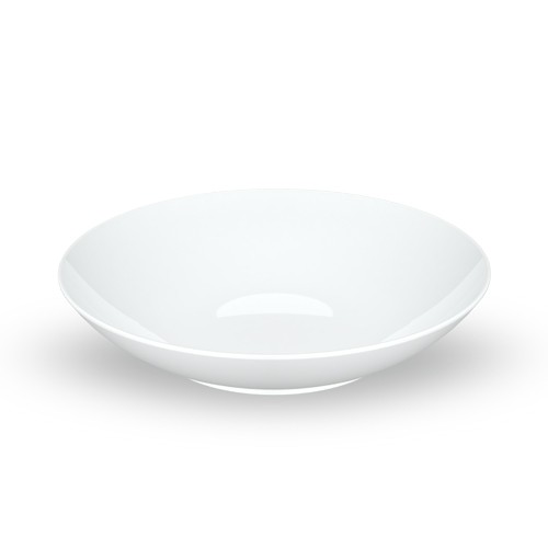 COUPE ASSIETTE PROFONDE SATURNO DIAM. 24CM. COULEUR BLANC NOVA