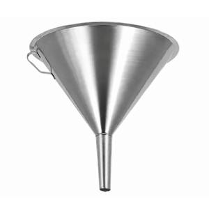 Trechter diam. 15cm. rvs
