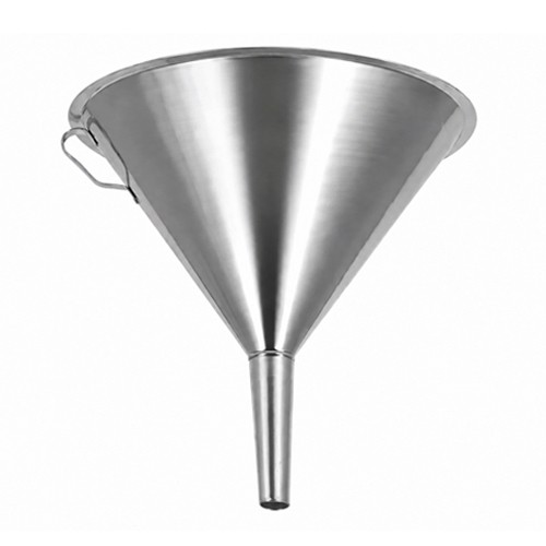 Trechter diam. 20cm. rvs
