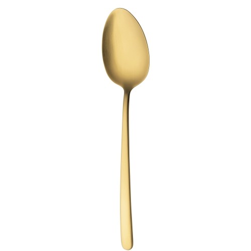 Serveerlepel model Ibiza Satin Gold Sola 18/0