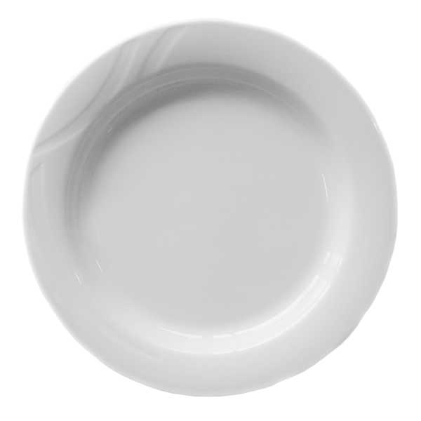 ASSIETTE ULTRA PLATE DIAM. 25,5 cm. AVEC FOND PLAT COULEUR BLANC NOVA