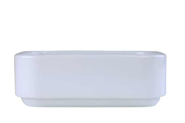 PLAT GASTRONORME 1/6GN A FOND PLAT HAUTEUR 6CM. COULEUR BLANC NOVA