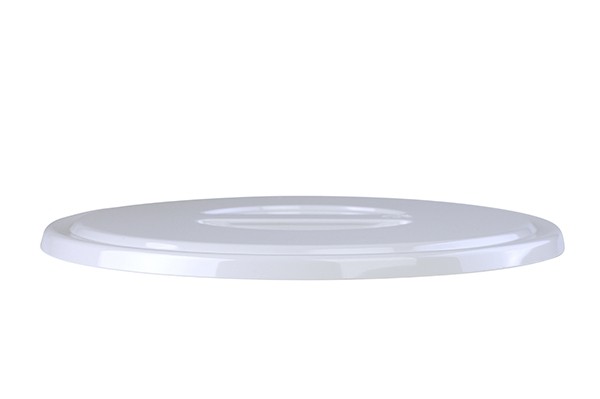 DEKSEL OVERLIGGEND TBV MULTIBOWL DIAM. 20,4CM. KLEUR WIT HOTPLAST