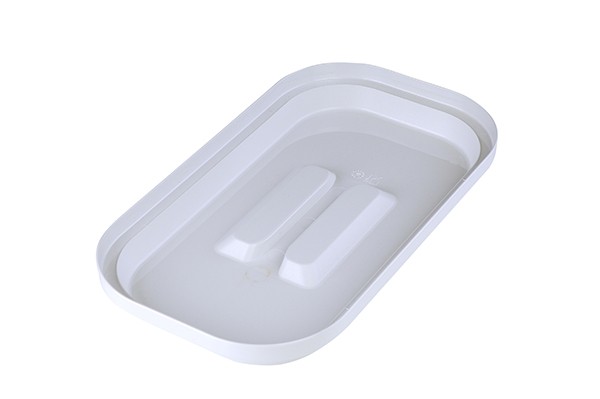 COUVERCLE POUR PLAT METRO DIM. 30X17X3.3CM. COULEUR BLANCHE HOTPLAST. TEMPÉRATURE +180 °C.