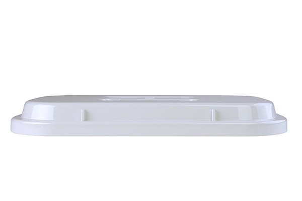 COUVERCLE POUR PLAT METRO DIM. 30X17X3.3CM. COULEUR BLANCHE HOTPLAST. TEMPÉRATURE +180 °C.