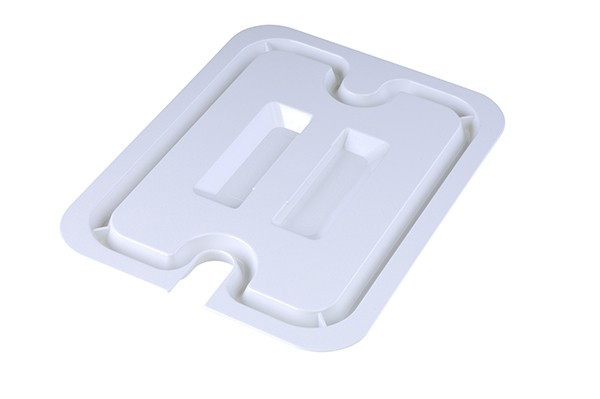 DEKSEL TBV MAALTIJDSCHAAL DISH  AFM. 22,6X18X1,4CM. KLEUR WIT HOTPLAST. TEMPERATUUR +180 °C.