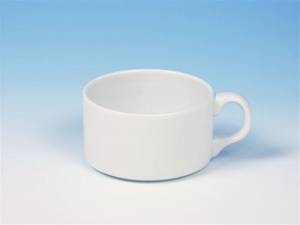 TASSE À SOUPE REEGEE 1/EAR CONT. 23CL. FOND PLAT COULEUR BLANC NOVA