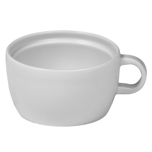 TASSE À SOUPE ERGO 1/EAR CONT. 23CL. FOND PLAT COULEUR BLANC NOVA