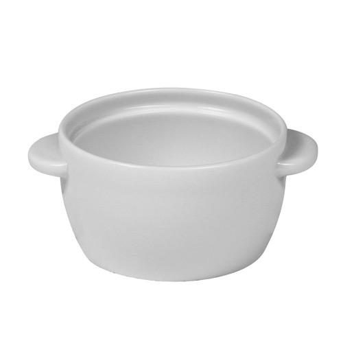 TASSE À SOUPE ERGO 2/LIP GRIPS CONT. 23CL. FOND PLAT COULEUR IVORY NOVA