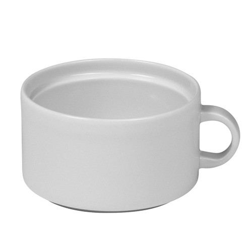 TASSE À SOUPE ERGO PLUS 1/EAR CONT. 27CL. FOND PLAT COULEUR IVORY NOVA