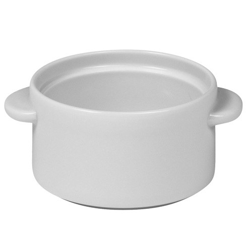 TASSE À SOUPE ERGO PLUS 2/LIP GRIPS CONT. 27CL. FOND PLAT COULEUR BLANC NOVA