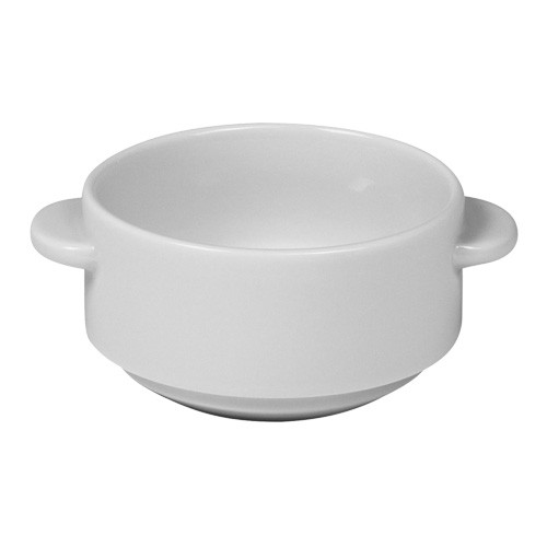 TASSE À SOUPE 2/LIP GRIPS CONT. 22CL. FOND PLAT COULEUR BLANC NOVA