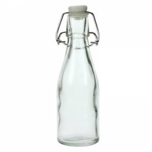 BEUGELFLES/WATERFLES INH. 0,2LTR. GLAS 