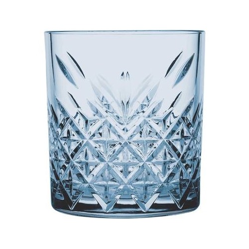 VERRE À BOIRE CONT. 35.5cl. SET BLEU TIMELESS A 4 PIECES PASABAHCE