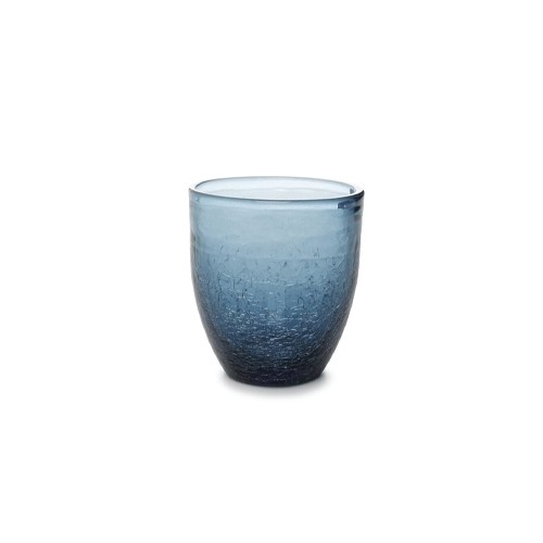 GLAS INH. 25CL. CRACKLE BLAUW F2D