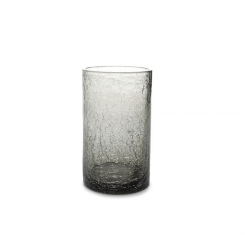 GLAS INH. 40CL. CRACKLE GRIJS F2D