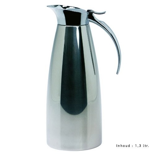 ISOLEERKAN LUXOR INH. 1,3L. HG. 27,5CM. RVS HOOG GEPOLIJST 