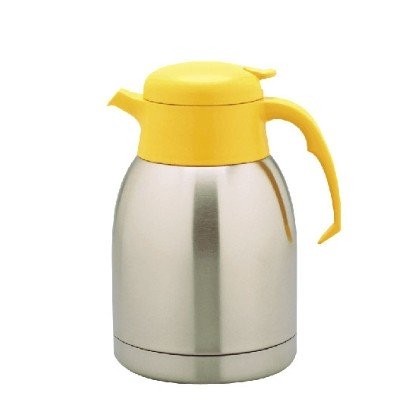 CRUCHE ISOTHERME THERMOSTEEL DOUBLE PAROI INOX CONT. 1.5L. COULEUR JAUNE