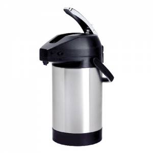 POMPE CAN DOUBLE PAROI INOX CONT. 3.5L. APPUI FACILE