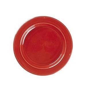 PRESENTATIESCHAAL DIAM. 28CM. AARDEWERK KLEUR ROOD TOSCANE EMILE HENRY