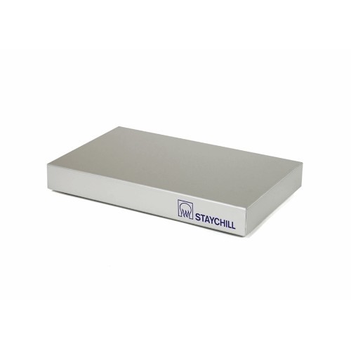 PLAQUE REFROIDISSANTE GN 1/4 DIM. 26.5X16.2X(H)3.6CM. STAYCHILL EN ALUMINIUM