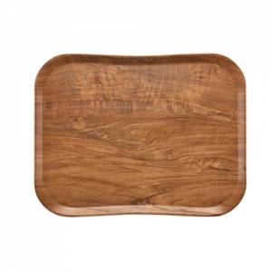 DIENBLAD CENTURY WOOD GRAIN AFM. 33X43CM. KLEUR BROWN OLIVE CAMBRO