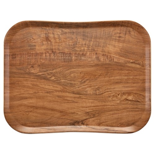 DIENBLAD CENTURY WOOD GRAIN AFM. 35,5X45,7CM. KLEUR BROWN OLIVE CAMBRO